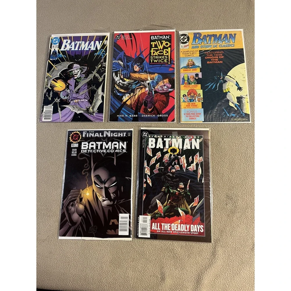DC Comics Batman Detective Comics Final Night Comic‎ Books Lot